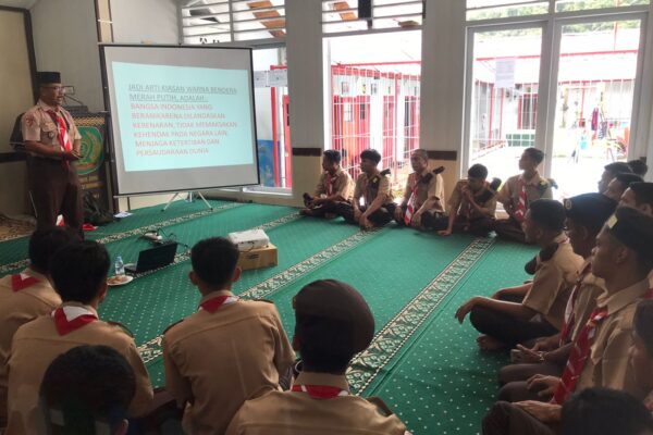 Pramuka Gudep 08.065 Lapas Suliki, Pelajari Materi Sejarah dan Kiasan Bendara Merah Putih.